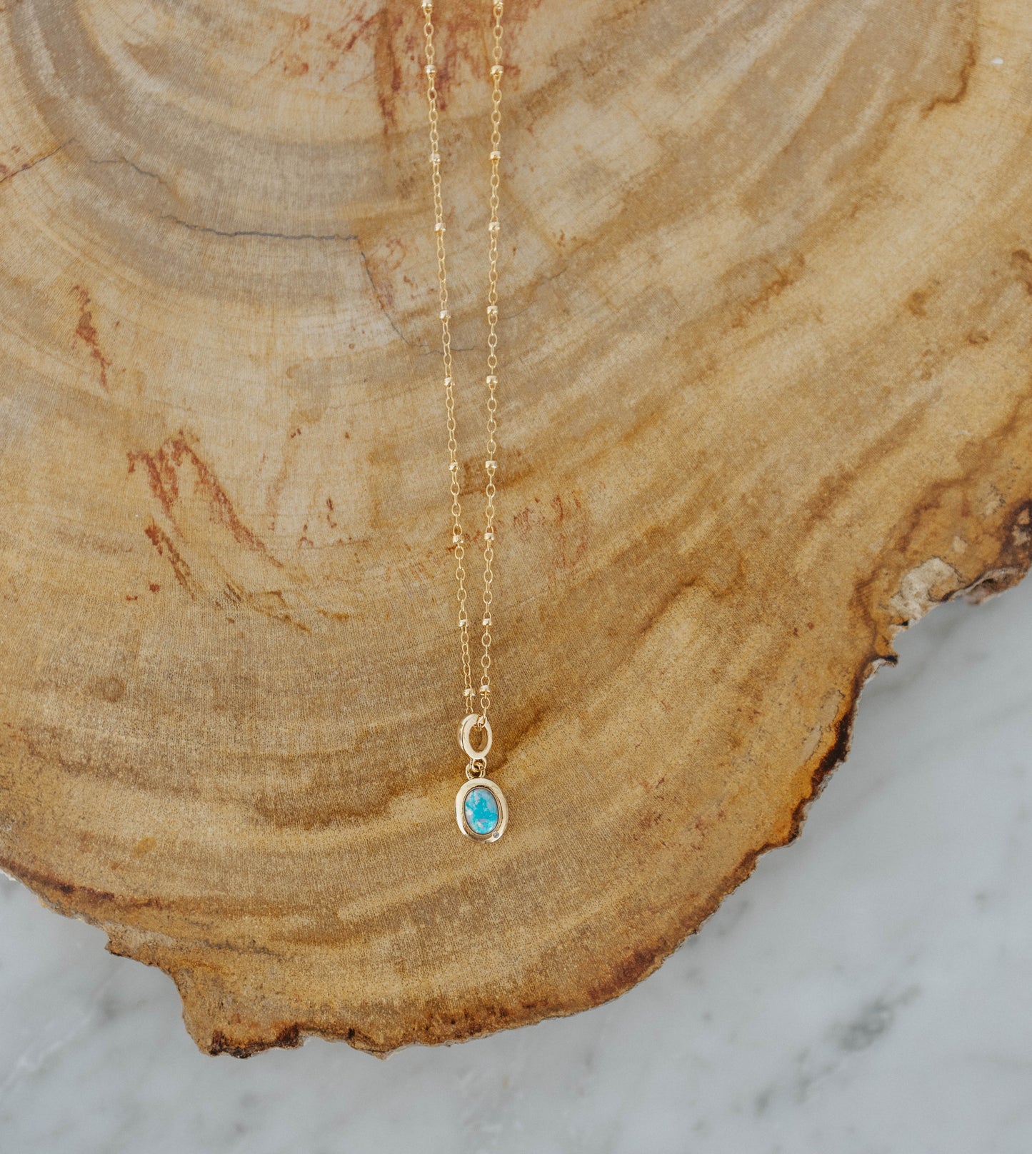 Opal necklace