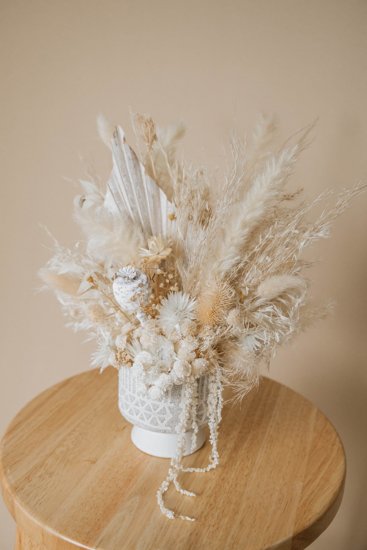 Ivory white arrangement