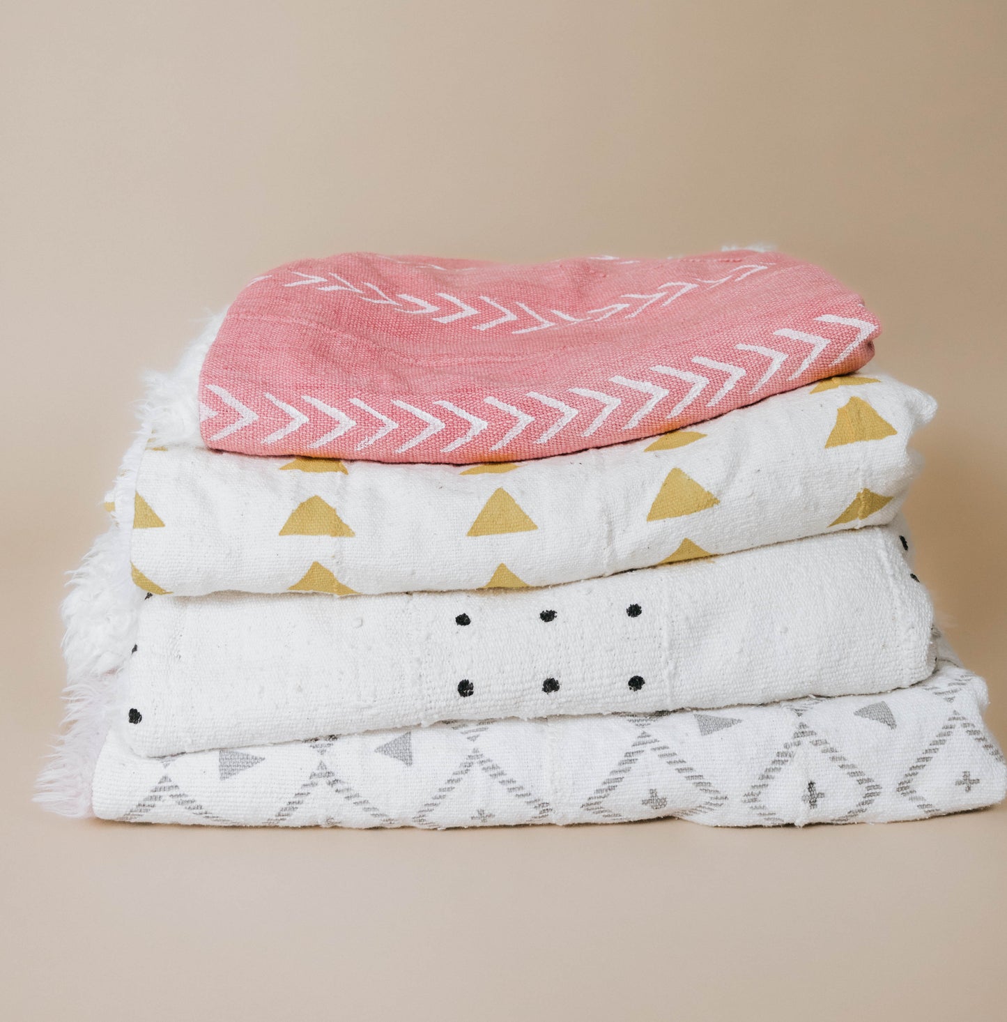 Pink chevron blanket